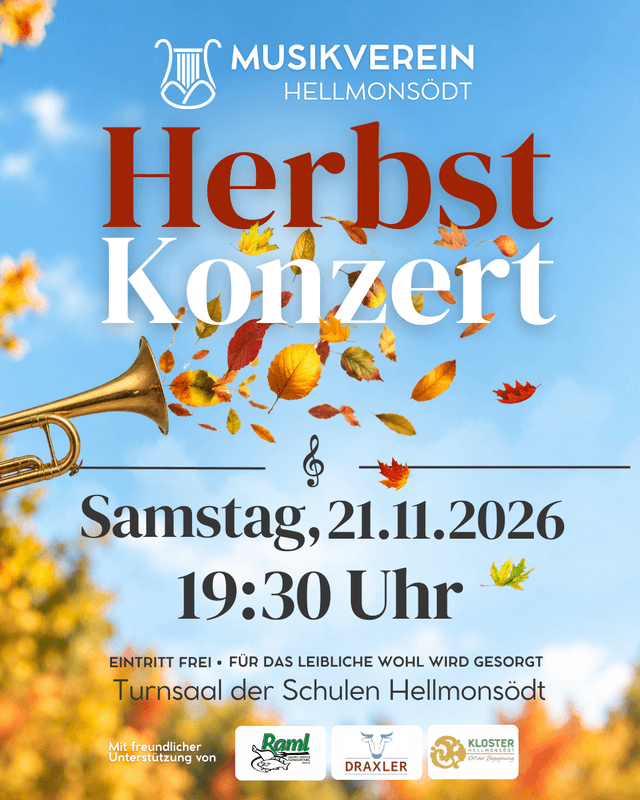 Herbstkonzert Plakat